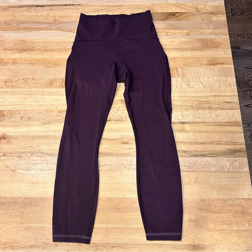 lululemon athletica Purple Cropped Leggings